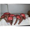 Image 1 : Locally Handcrafted Garden Decor Mushrooms Set of 9 Various Sizes