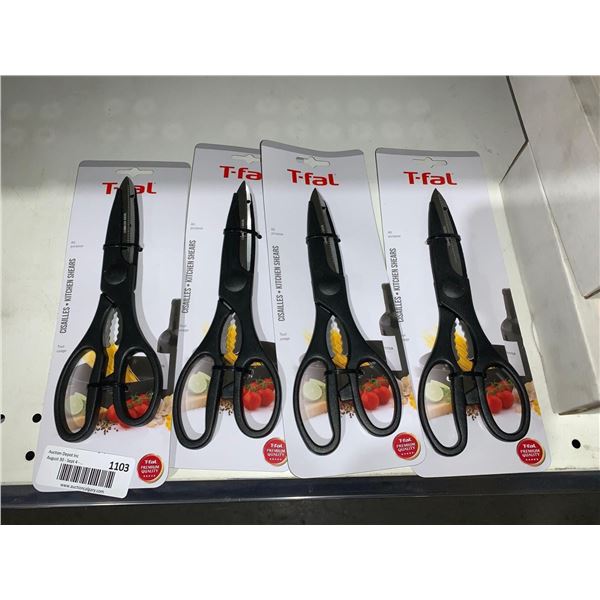 T-Fal Kitchen Shears Lot of 4