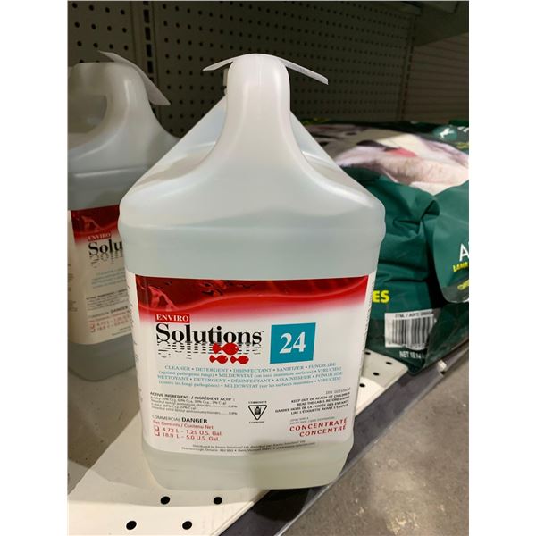 Enviro Solutions Cleaner 24 Concentrate - Detergent - Disinfectant - Sanitizer - Fungicide 4.73L