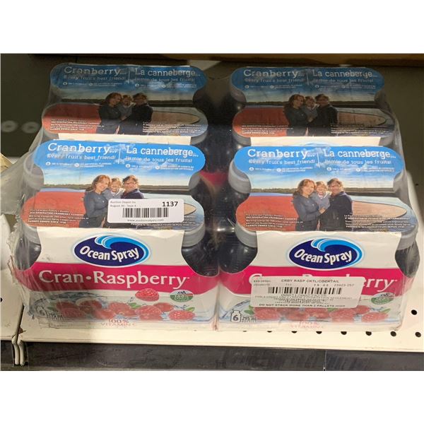 OceasnSpray Cran-Raspberry Juice 6 x 295ml x 4
