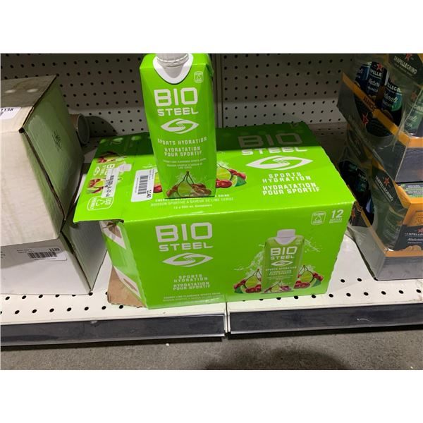 Bio Steel Sports Hydration Cherry Lime Flavor 12 x 500ml