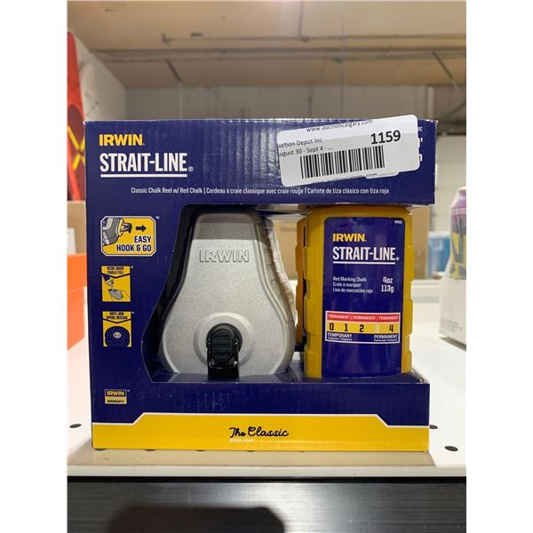 Irwin Straight-Line Classic Chalk Reel with red Chalk