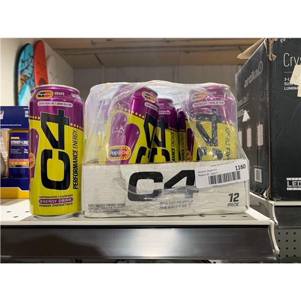 C4 Energy Drink Grape Popsicle 12 x 473ml