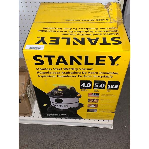 Stanley Stainless Steel Wet/Dry Vacuum 18.9L