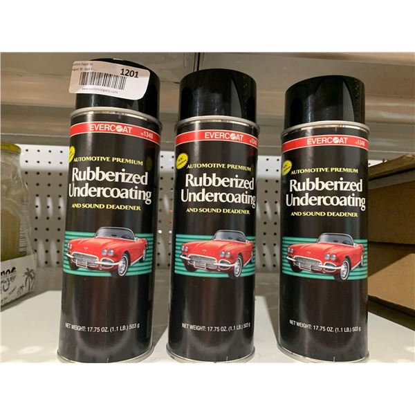 Evercoat Rubberized Undercoating And Sound Deadener 3 x 503g