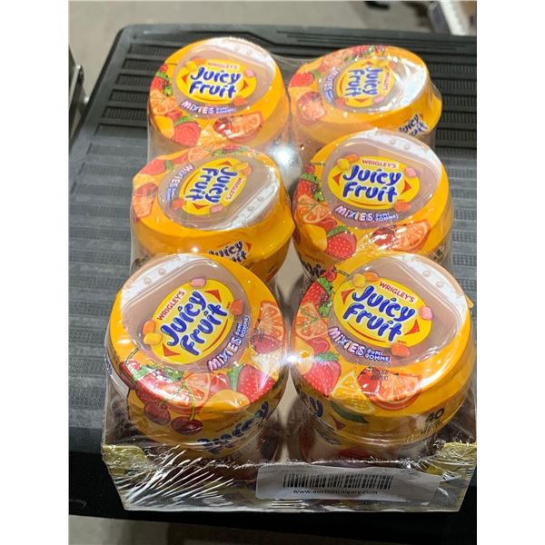 Wrigley's Juicy Fruit Mixies Gum 40pcs per Container x's 6