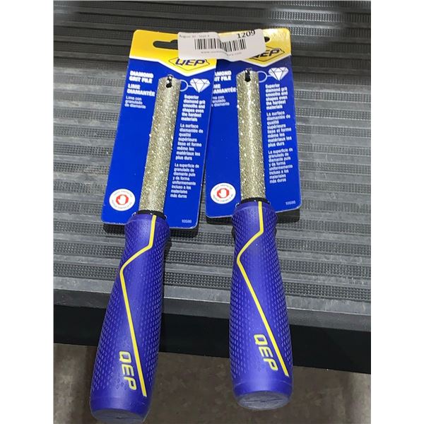 QEP Diamond Grip File Lot of 2
