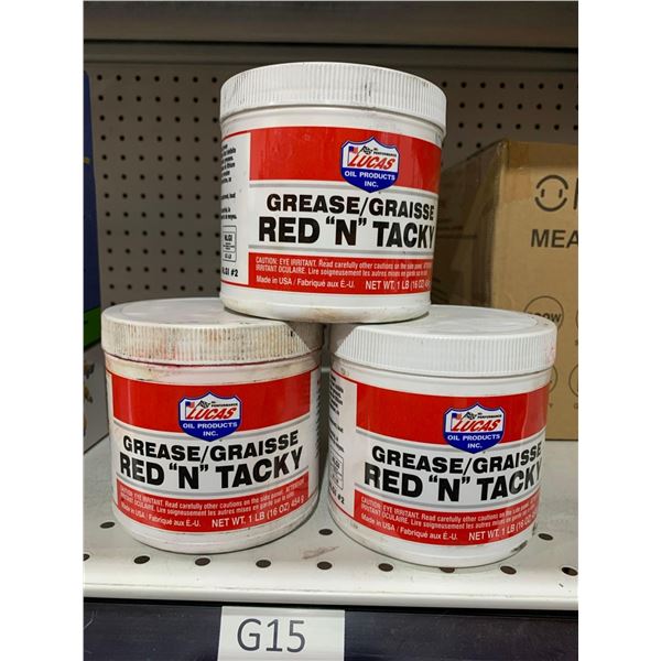 Lucas Oil Products Grease Red "n" Tacky 454g x 3