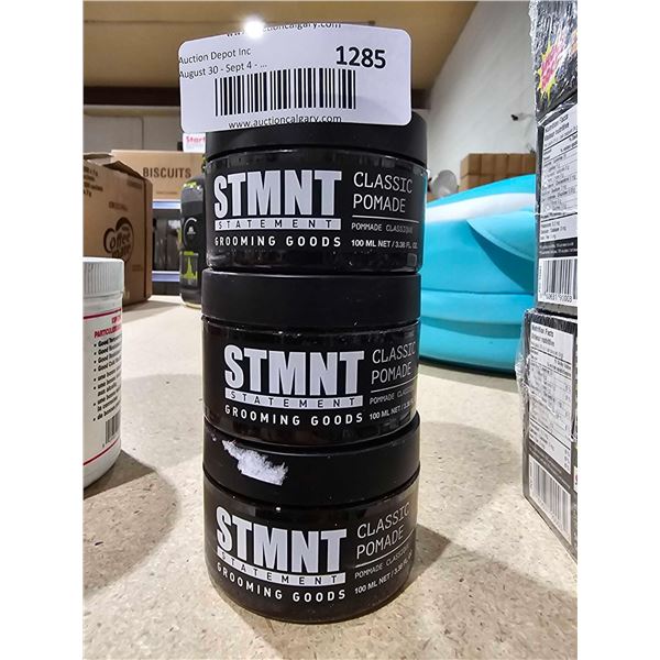 STMNT Statement Grooming Goods Classic Pomade (3 x 100ml)