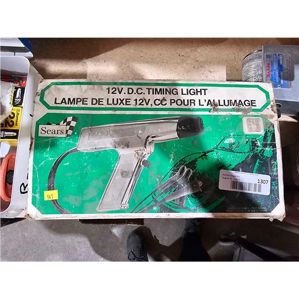 Vintage Sears 12V D.C. Timing Light in box