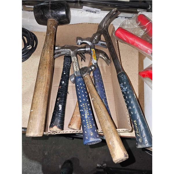 Lot of 6 Assorted Hammers