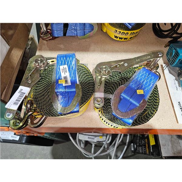 Lot of 2  Ratchet Straps