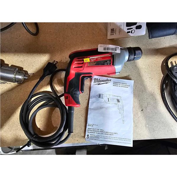 Milwaukee 3/8" (10mm) Drill