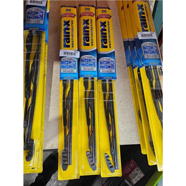 Lot of 3 RainX 20" Windshield Wiper Blades