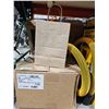 Image 1 : Kraft Brown Paper Bags with Handles 8x4.5x10.5" - 250 Count