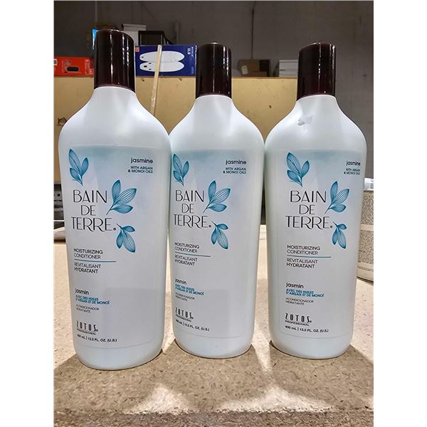 Bain De Terre Moisturizing Conditioner 3x400ml