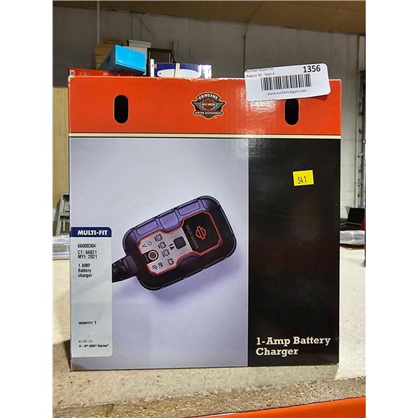 Harley Davidson Genuine  Motor Accessories 1 Amp Battery  Charger
