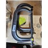 Image 1 : Lot of 2 - 10" Industrial C-Clamps