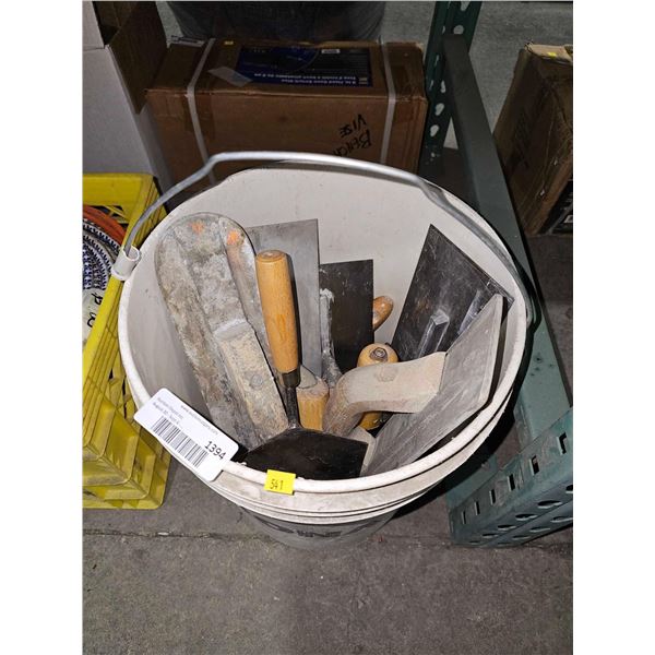Lot of Assorted Drywall Mudding Tools