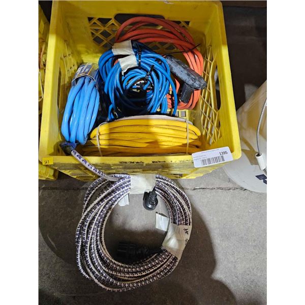Lot of Assorted Extension Cords