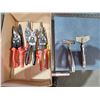 Image 1 : Lot of Assorted Shears & Flat Bill Pliers