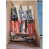 Image 2 : Lot of Assorted Shears & Flat Bill Pliers