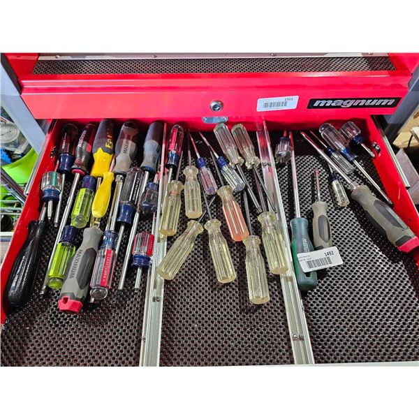 Lot of Assorted Screwdrivers