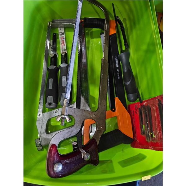 Lot of Assorted Cutting  Hand Tools