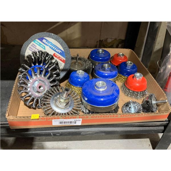 Lot of Assorted Wire Brushes