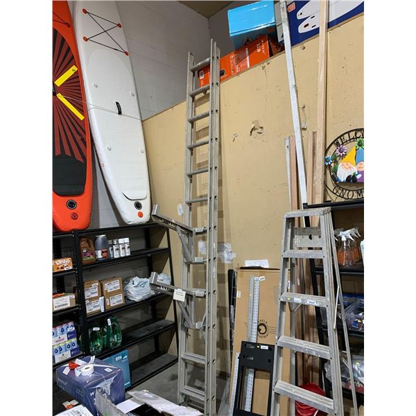24 Foot Extension Ladder with Scaffolding Support Arms
