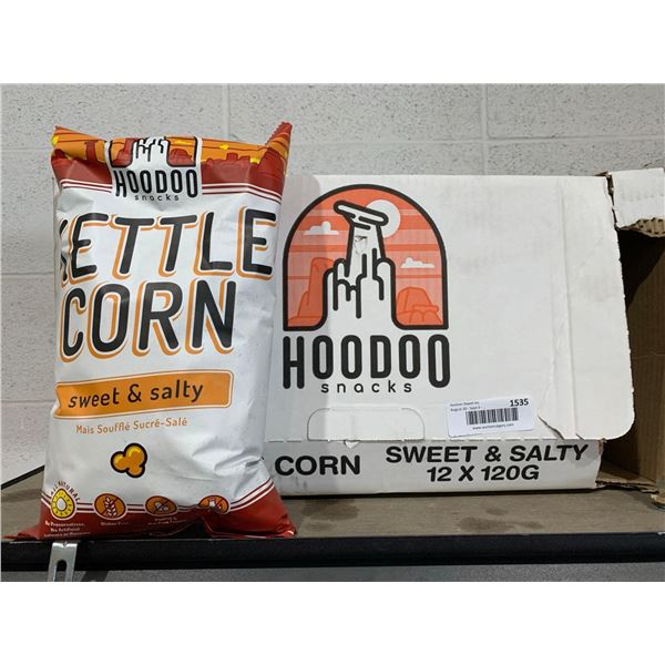 HooDoo Snacks Sweet & Salty Popcorn 12 x 120g