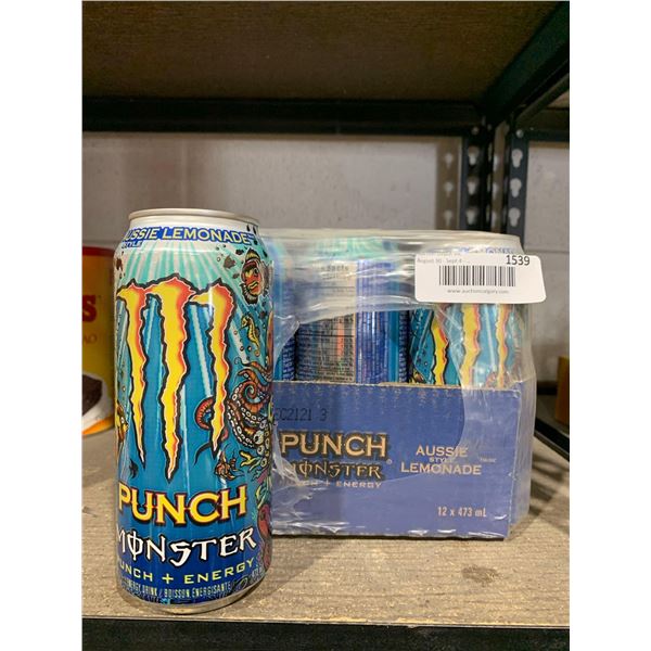 Monster  Aussie Lemonade Punch + Energy 12 x 473ml