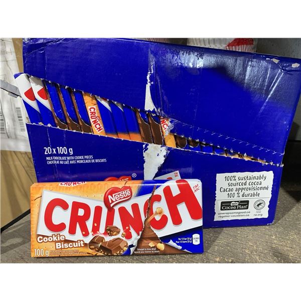 Nestle Crunch Chocolate Bar 20 x 100g