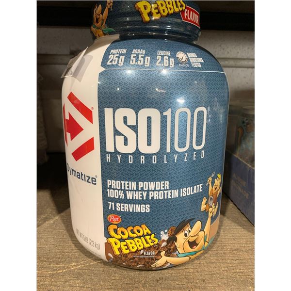 ISO100 Hydrolized Protein Powder 100% Whet Protein Isolate Cocoa Pebbles 2.3KG