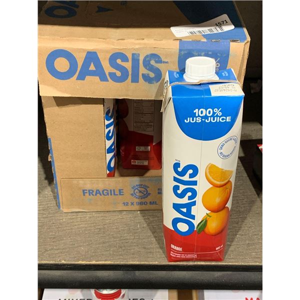 Oasis 100% Orange Juice 12 x 960ml