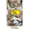 Image 2 : 2 BAGS OF ASSORTED COSTUME JEWELRY