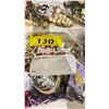 Image 2 : 2 BAGS OF ASSORTED COSTUME JEWELRY
