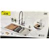 Image 2 : MOOREFIELD 8 PIECE KITCHEN SINK WORK STATION