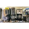 Image 2 : SHELF  OF ASSORTED APPLIANCES INCLUDING NINJA COFFEE MAKERS, HEATERS, & MORE