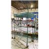 Image 2 : 3 TIER METAL ROLLING RACK WITH EXTRA SHELVES