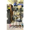 Image 1 : LOT OF 4 ENERGY SURROUND SOUND SPEAKERS ON STANDS WITH CORDS