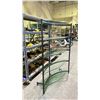Image 1 : 5 TIER MODERN METAL & GLASS SHELVING UNIT