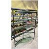 Image 2 : 5 TIER MODERN METAL & GLASS SHELVING UNIT