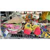 Image 2 : SHELF OF ASSORTED ITEMS INCLUDING BOWL COVERS, VANCOUVER OLYMPICS GLOVES, DIAPERS & MORE