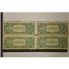 Image 2 : 4-US $1 SILVER CERTIFICATES: 2-1957-A & 2-1957-B'S