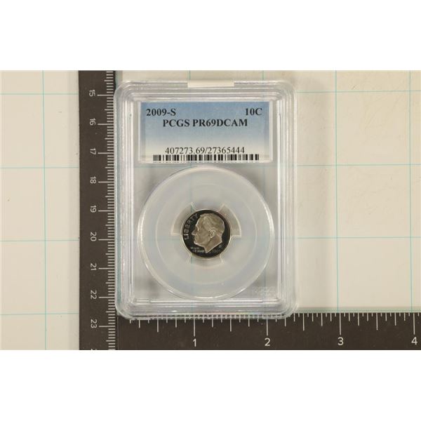 2009-S ROOSEVELT DIME PCGS PR69 DCAM