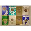 Image 1 : 8 FRANKLIN MINT HOLIDAY CARDS WITH 1 1/2"