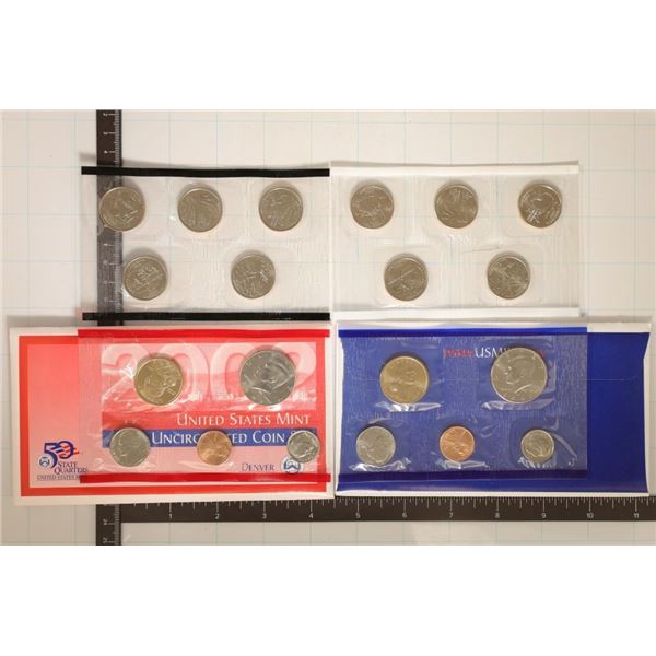 2002 US MINT SET (UNC) P/D (WITH ENVELOPE)