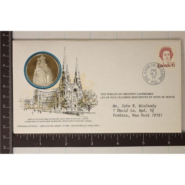 13.8 GRAMS PF STERLING ROUND IN FDC BASILICA