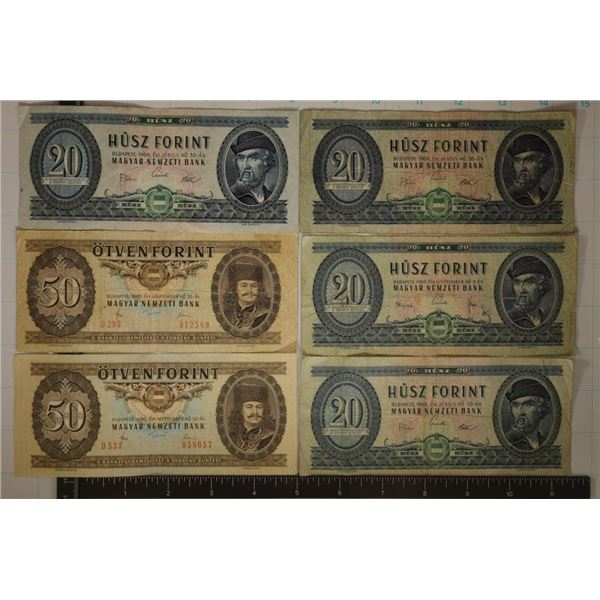 6-MAGYAR NEMZETI BUDAPEST 1965-20 FORINT, 3-